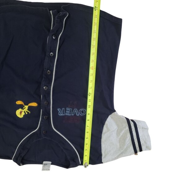 Vintage 90s Looney Tunes Tweety Bird Baseball Button-Up Shirt Short Sleeve XXL - Picture 9 of 10